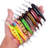 5pcs/box Fishing Lure13.7g/10g Minnow Crankbait Wobblers 3D Eyes Perch Artificial Bait Pike Carp Bait Swim Bait Fishing Pesca