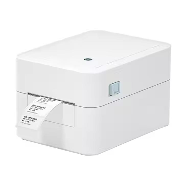 Desktop Thermal Label Printer High Speed Barcode Sticker Printer Inkless QR Code Printer for Inventory Retail Office Labeling P1020