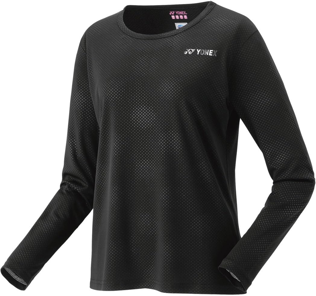 

Long Sleeve Shirt Long Sleeve Black [Yonex] Women s T-Shirt (007)
