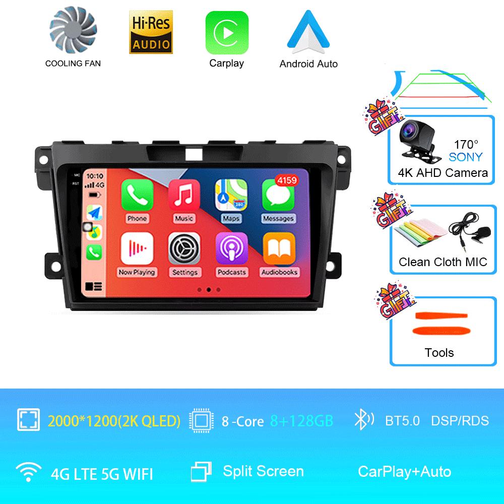 Car Radio Android 14 For 2007 2008 2009 2010 2011-2014 MAZDA CX-7 CX7 CX 7 GPS Navigation Multimedia Video Player DSP 4G No 2DIN