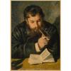 Monet Oil Painting Retro Kraft Paper Poster for Restaurant, Bar, Cafe Wall Decor