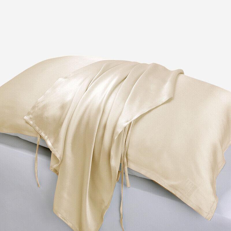 50x80cm Mulberry Silk Pillow Towel Pillowcase Bedding Sleeping Pillow Cover Real Silk Protect Hair Skin Pillow Towel