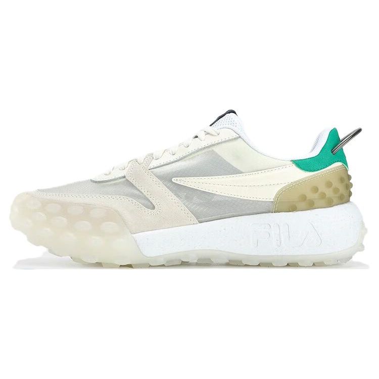 Fila Gara Comfortable Fashion Low-Top Running Shoes Men Sneaker White Green F12M323101FVW