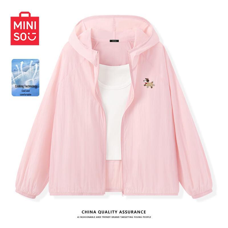 

MINISO Women s UPF50+ Lightweight Hooded Sun Protection Jacket S