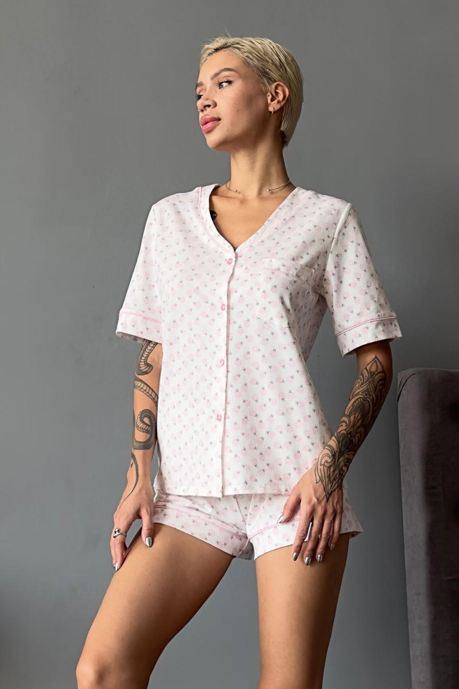 

Комплект: блуза и шортики Roksana (94021) 48(XL) різнокольорові кольору