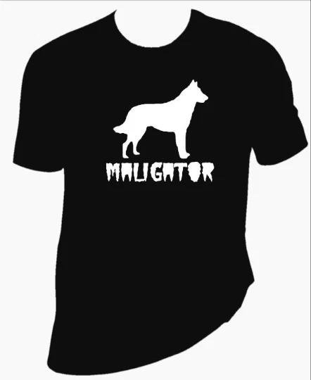 

Унисекс Футболка с собакой Малигатор 100% Хлопок Премиум S,M,L,XL,XXL 4XL