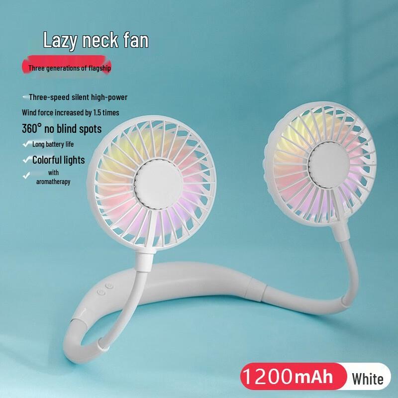 Ventilatore da collo portatile ricaricabile USB