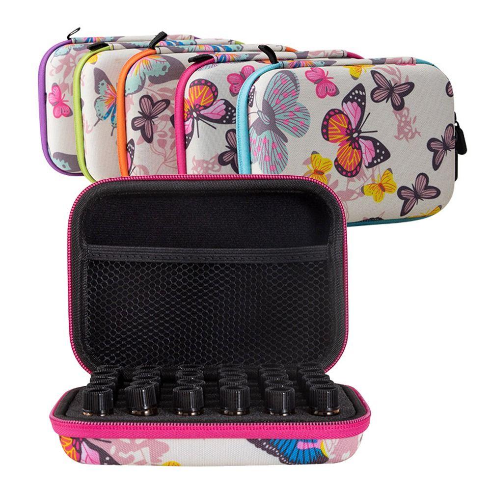 1-3ml Essential Oil Case Hard Shell Perfume Organizer New Roller Bottles Storage  Cosmetic Storage