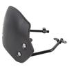 Motorcycle Windshield Aluminium Alloy Wind Proof Front Windscreen Wind Deflector with Bracket Replacement for R NINE T