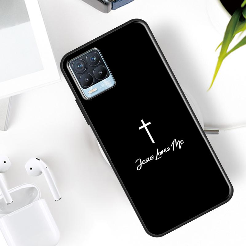 Jesus Cross Case For Realme 15 11 Pro Plus 12 13 14  C71 C75 C55 C51 C53 C25 C63 C61 C65 C67 GT6 GT7 Pro
