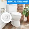 8PCS Plastic Toilet Seat Bolt Cover Caps Unsightly Fixtures For Modern Bathroom Aesthetics