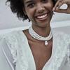 European and American Retro Baroque Imitation Pearl Choker Necklace