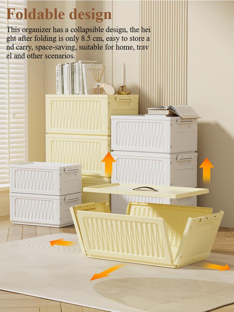 2026 Multifunctional Folding Storage Boxes, Household Storage Boxes, Bedroom Storage and Organizing Boxes,Dormitory Moving Boxes
