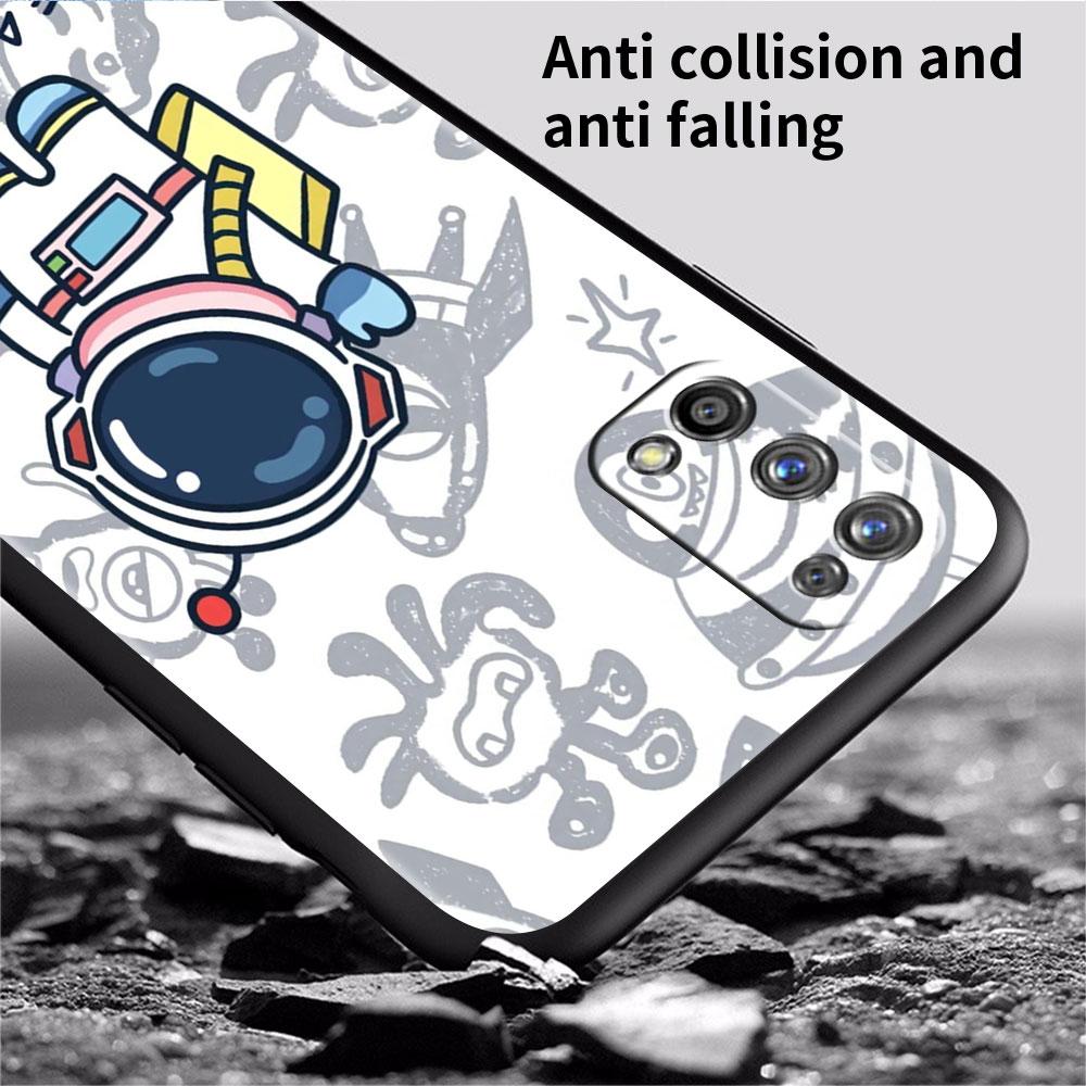 Hülle für Realme 8 C21y GT Neo 2 3 8i C21 7 C11 6 C12 C35 C3 GT 9 Pro C12 Master Funda Handyhülle Astronaut Universum