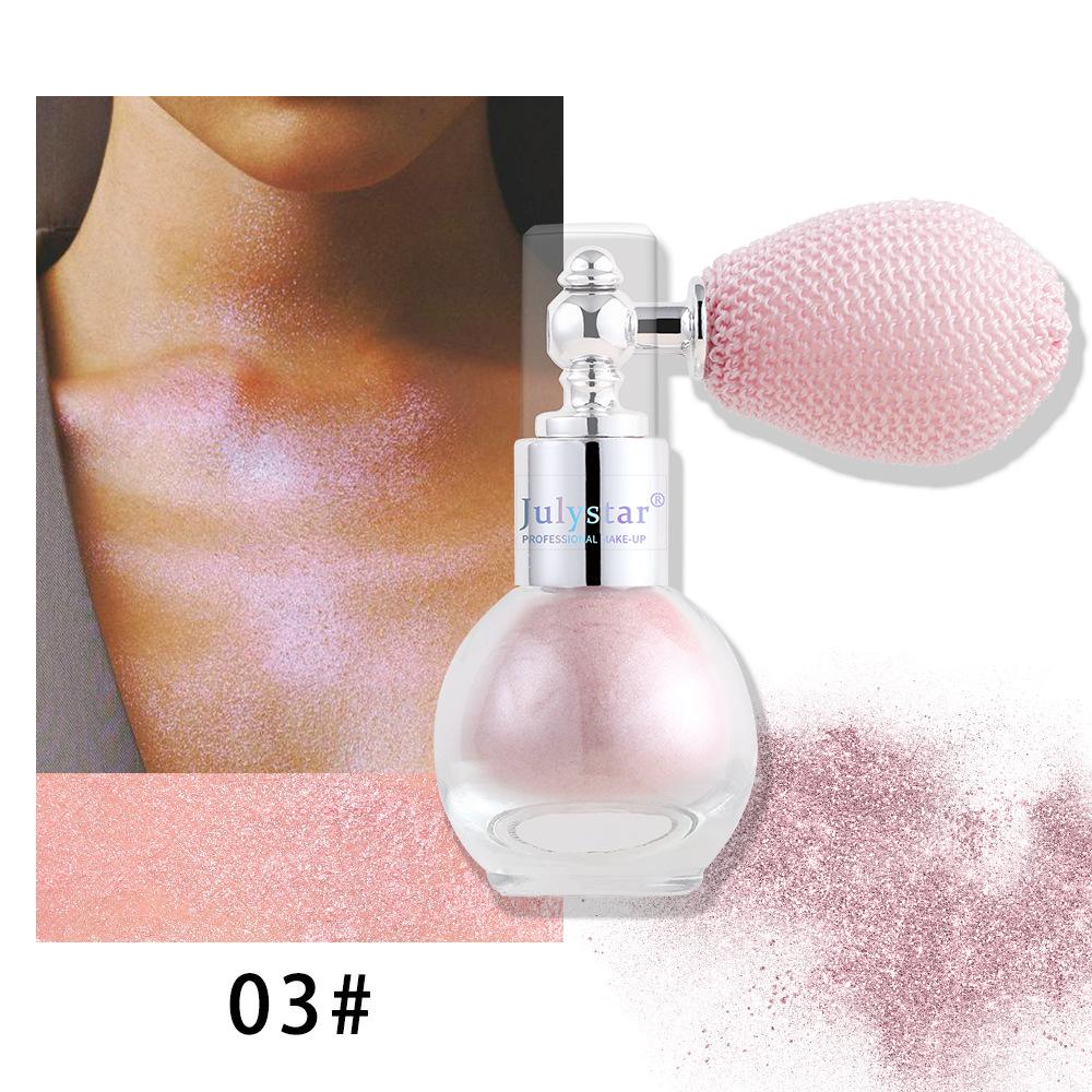 Facial Grooming Natural Three-dimensional Fine Flash Highlight Liquid Body Brightening and Modifying Contour Long-lasting Anti-sweat Highlight Spray