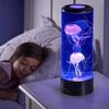 Acrylic LED Jellyfish Night Light 7-Color Changing Jellyfish Lava Lamp  Bedroom