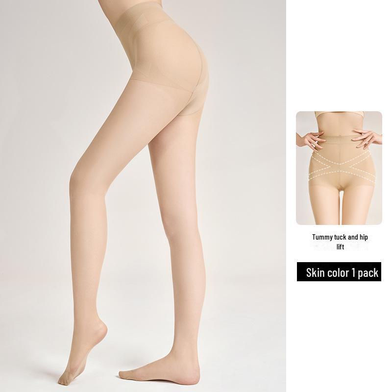 

Женские колготки для подтяжки живота: Незацепляющиеся, прочные, ультратонкие, микрокомпрессионные черные шелковые чулки One Size