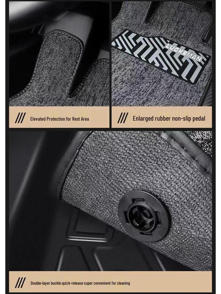Toyota All-Model TPE Car Floor Mats for Levin, Camry, Yaris, Corolla, RAV4, Vios, IZOA