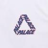 Palace P3 Team T-Shirt With Back Logo Print Unisex Tops Dark White P19TS236