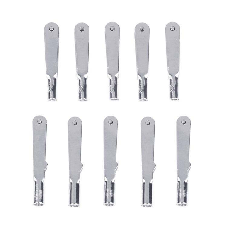 Professional Metal Servo Attachments, 10Pcs Chuck Pull Rod Connectors Clamp for Model Plane Enthusiasts