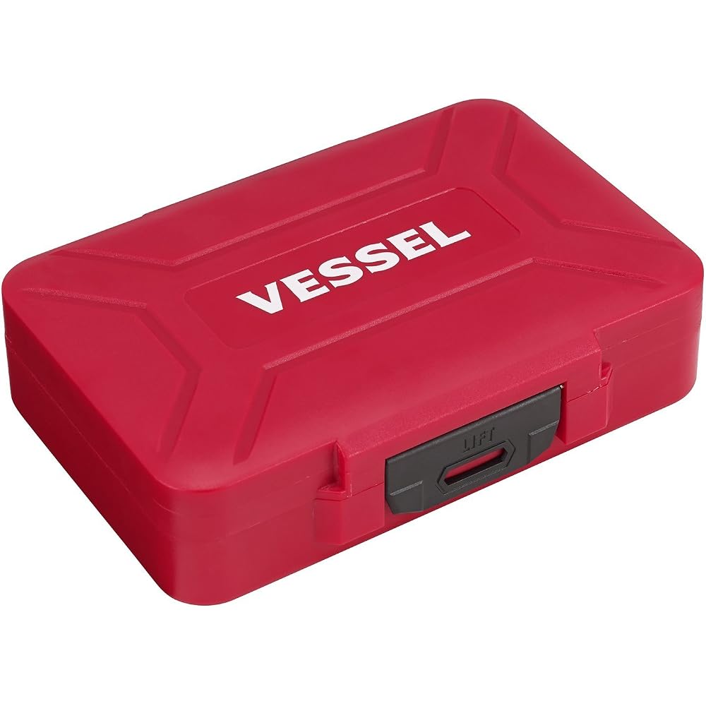VESSEL (VESSEL) ironworking drill set, set of 14, in a special box, AMD14S