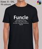 Funcle Cool Funny Uncle Fit T-Shirt Top TShirt Tee Gift Idea for Men