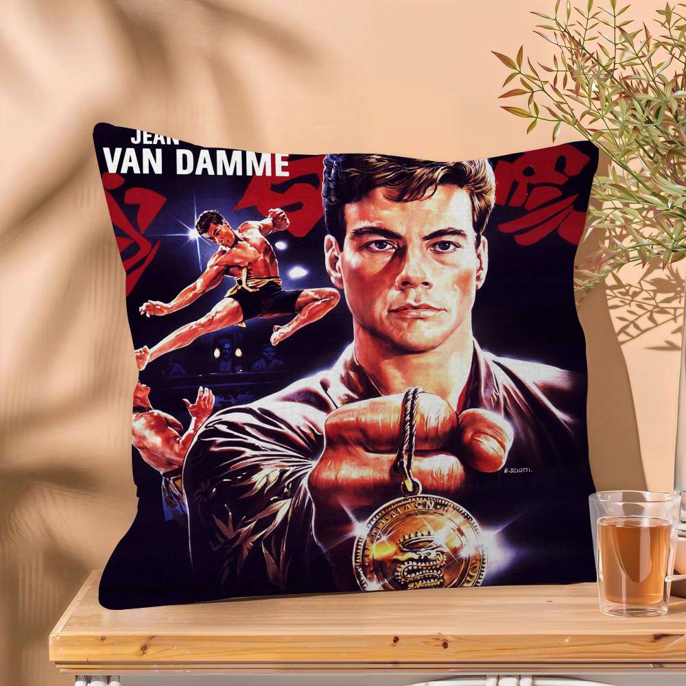 

Bloodsport Vintage Movie Pillow Cushion Cover Pillowcase Living Room Sofa Home Decor Customized 30x30 cm