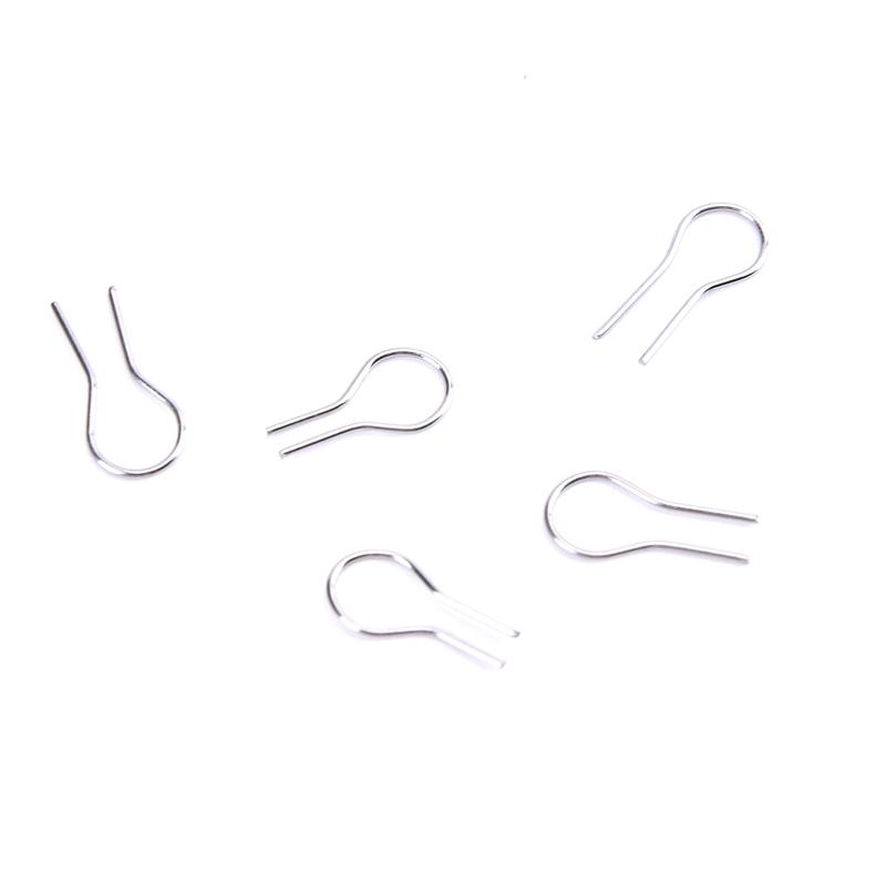 100 buc. Rezistență la temperaturi înalte Sârmă de tungsten Cârlig de agățat pentru ardere Inele de legătură