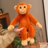 Simulation Monkey Orangutan Doll Super Soft Stuffed Bag Animals Plush Toys Anime Cartoon Decor Boys Girls Birthday Gifts Pillow