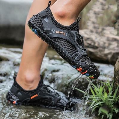 Light Men Summer Beach Shoes Women Breathable Mesh Wading Aqua Shoes Quick Dry Water Footwear For Hiking Surfing