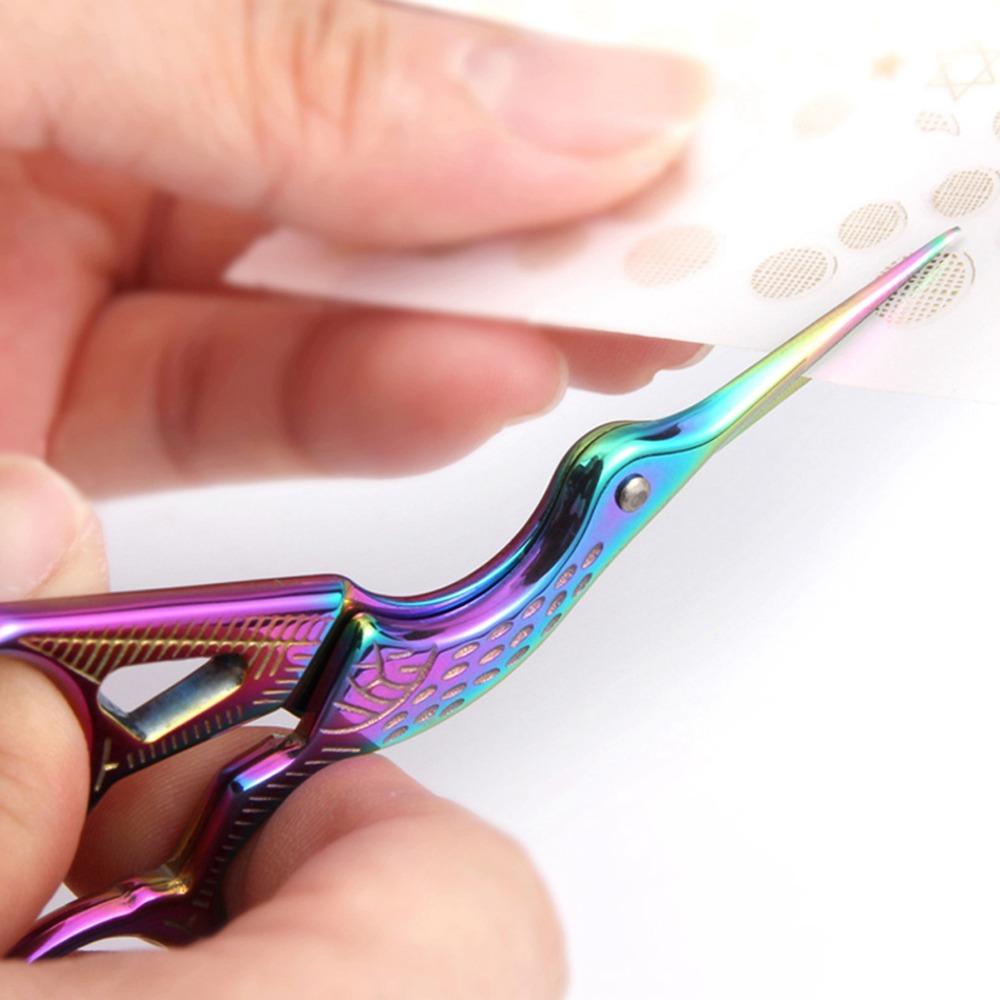 Curved Design Embroidery Scissors Stainless Steel Dressmaker Shears For Embroidery