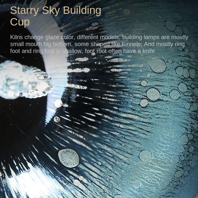 Chinese Jianzhan Teacup Creative 12 Zodiac Ceramic Tea Cup Stargazing Inlaid Animal Large Teacup