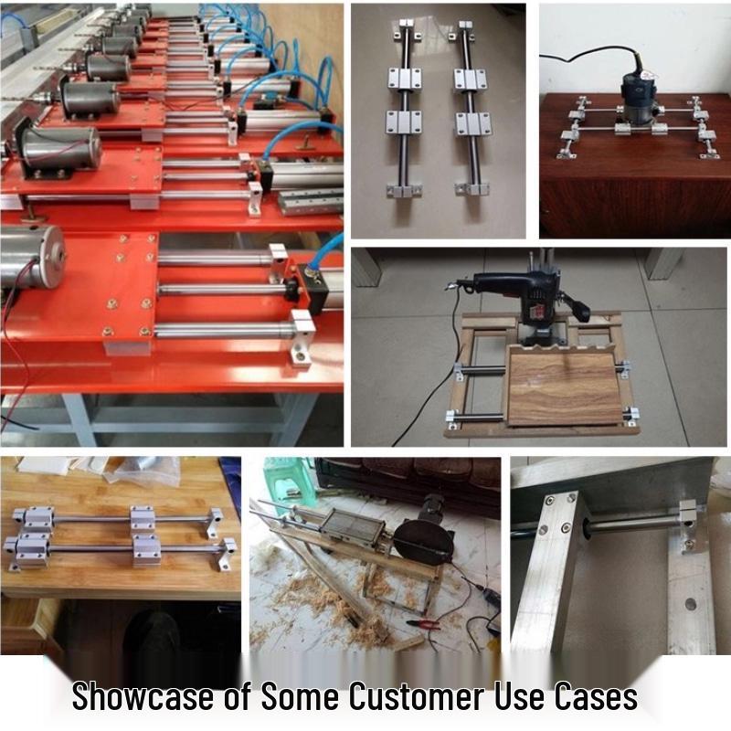 Linear Guide Sliding Table Saw Rail Set for Woodworking