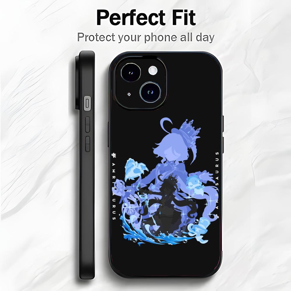 Genshin Impact Character Furina Phone Case Phone Case Soft Packaging Lightweight For iPhone17 16 15 14 13ProMax