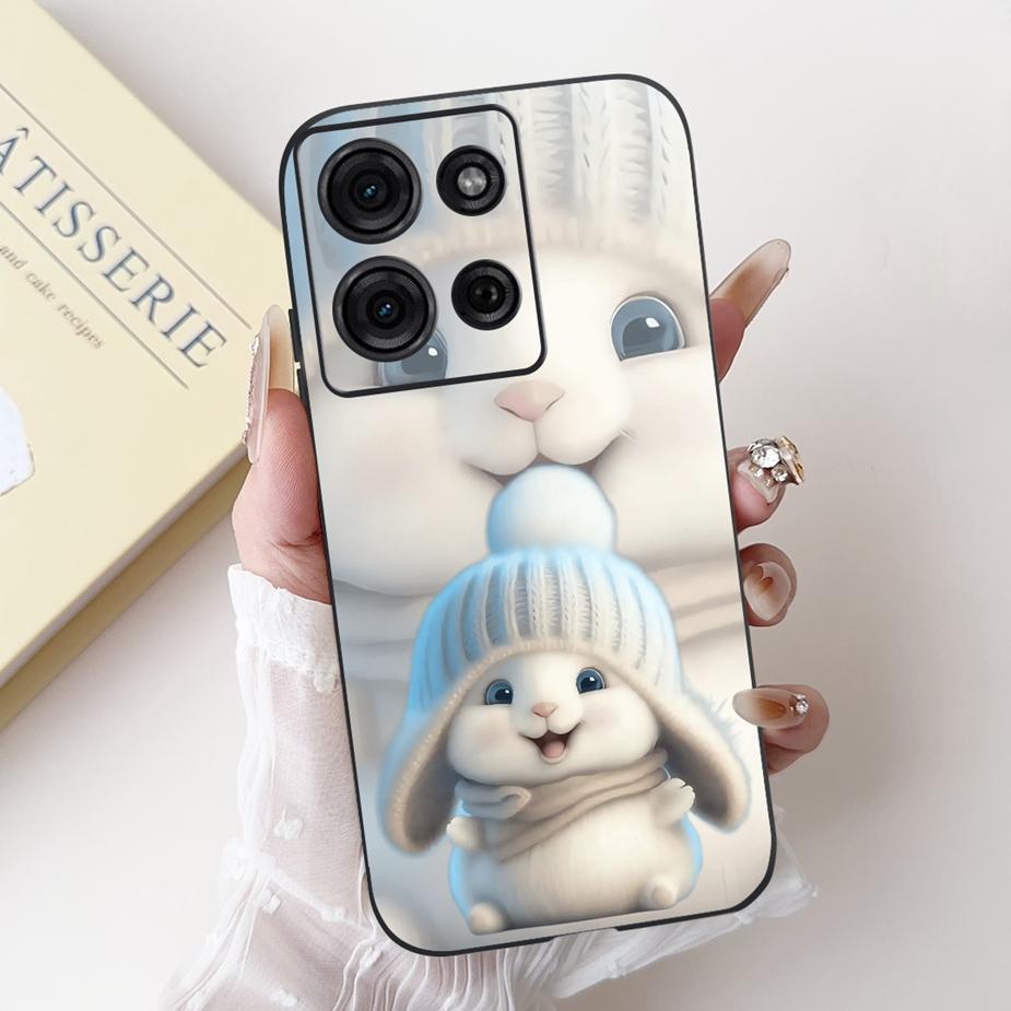 For Motorola Moto G15 Case MotoG75 XT2437-2 New Luxury Candy Painted Cover Soft TPU Phone Cases For Moto G75 G 15 MotoG15 Bumper
