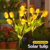 Solcelle Hagelys Solcelle Blomsterlys med Lysende Blomster & Stengler Solcelle Utendørs LED-lys for Hage Gangvei Terrasse Gårdsplass Dekor