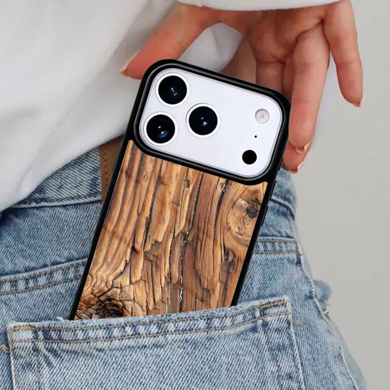 wood mandala Texture Printed Phone Case for iPhone 17ProMax 12 13 14 15 16e 17 Pro Max Plus Air Cover