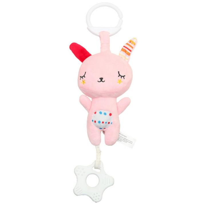 BB Sky Baby Plush Wind Chime: Cute Bear & Rabbit Stroller or Bed Hanging Toy
