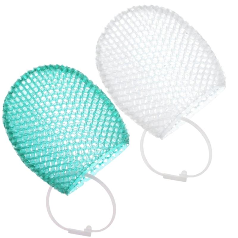 Honeycomb Exfoliating Shower Finger Caps Bath Mitt Breathable Odorless Body Scrubber Skin Care Cleansing Tool Multi-Color