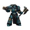 JOYTOY Warhammer Horus Heresy Alpha Legion Lernean Terminator Volkite Action Fully Assembled (with Charger) Figure, Articulated,