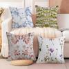 Classic AAllsaints Floral Cushion Cover Soft Plush Fabric DoubleSided Printed Sofa Cushion Cover for All Seasons Home Decor