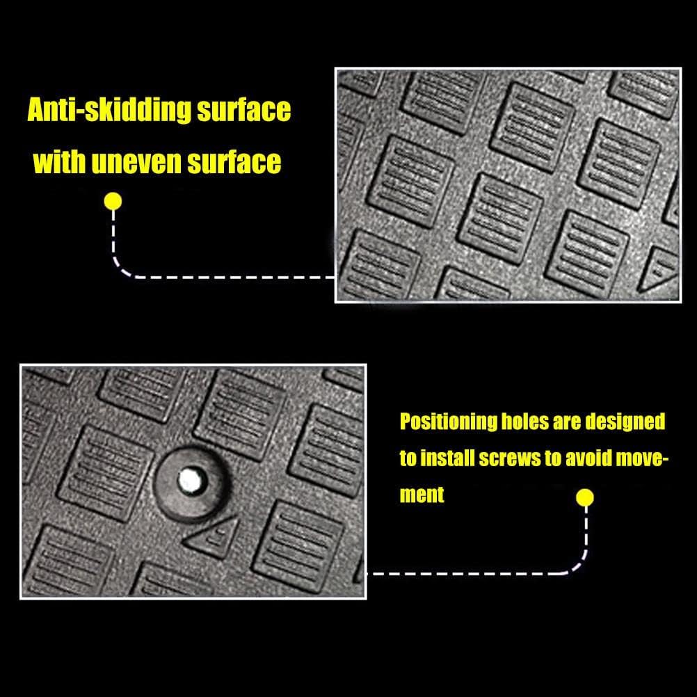 Curb Ramp Portable Lightweight Heavy Duty Plastic Threshold Ramp for Driveway, Loading Dock, Sidewalk, Car, Truck, Scooter, Bike, Motorcycle,