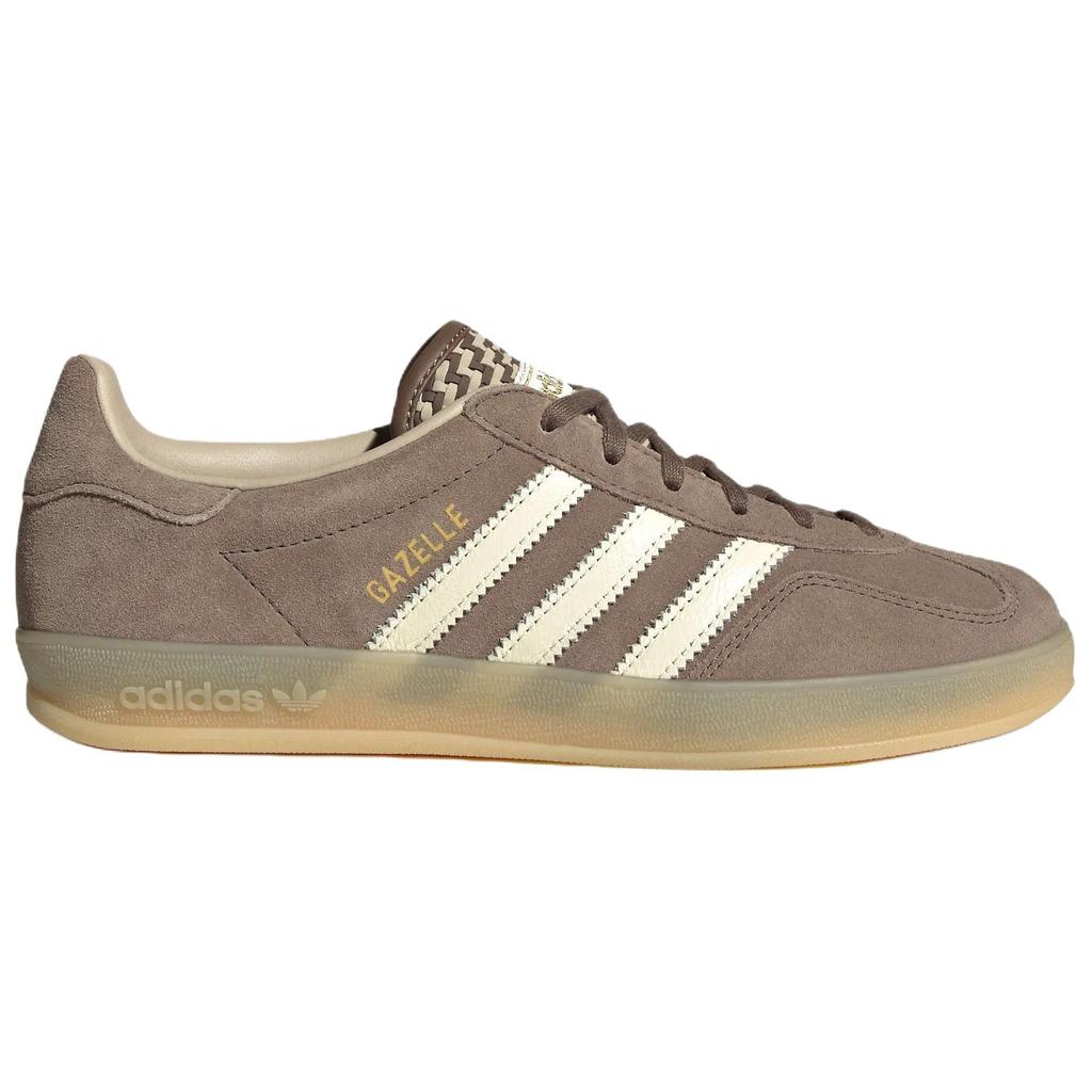 Adidas Originals Gazelle Indoor Retro Classic Training Shoes Women sneakers Rock-Layer-Deep-Earth-Brown KI7174