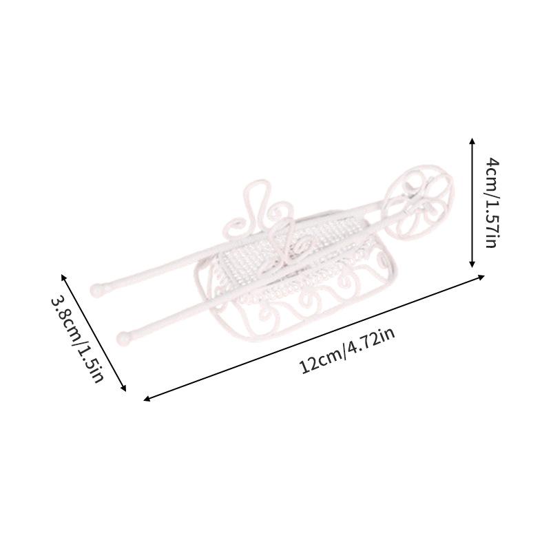 1Pcs Cute Simulation Mini Iron Handcart Toy Creative Desktop Decoration Gift Dollhouse Garden Tool Accessories