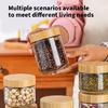 Sturdy Glass Food Storage Jars With Airtights Seal For Home Jar Pickle And Craft