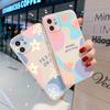 For Funda Iphone 11 Case Luxury Flower Phone Case For Iphone Xr 14 13 12 11 Pro Xs Max 8 7 6s Plus X Se Soft Tpu Matte Cover