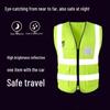 Children's Multi-Pocket Reflective Mesh Vest for Road Construction Sites