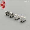 Sterling Silver Handmade Zodiac Horse 3D Beads: Versatile Woven Rope Accessories for Jewelry – Bracelets, Pendants, and Spacer Beads