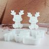Christmas Elks Silicone Mold For Resin Candle Crafts Premium Flexible Design Perfect Decoration DIY Art Projects