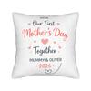 Our First Mothers Day Together Pillow Case Soft Pillow Cover For Living Room Bed Chair Morden Pillowcases